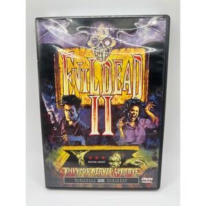 Evil Dead II DVD - Partially Sealed Halloween Zombie Halloween Movies Rated‎ R